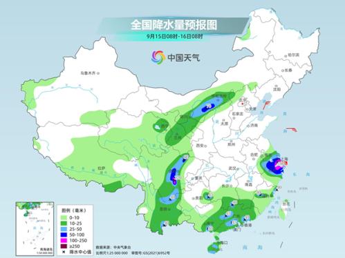 华东沿海部分地区台风雨渐起 北方多地降雨频繁