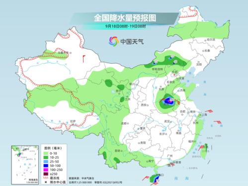 “贝碧嘉”深入内陆影响安徽河南等地 南方多地高温再起