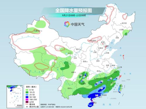 “普拉桑”继续影响华东局地有大暴雨 中东部多地气温将创新低