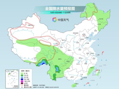 弱冷空气11日前后影响结束 西南地区阴雨模式持续