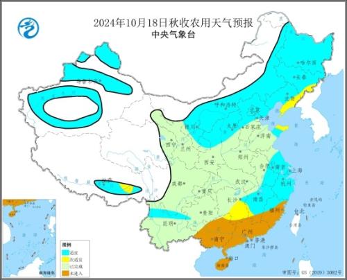 未来三天秋收区大部天气较好 17日北方秋种区有明显降水秋播受阻